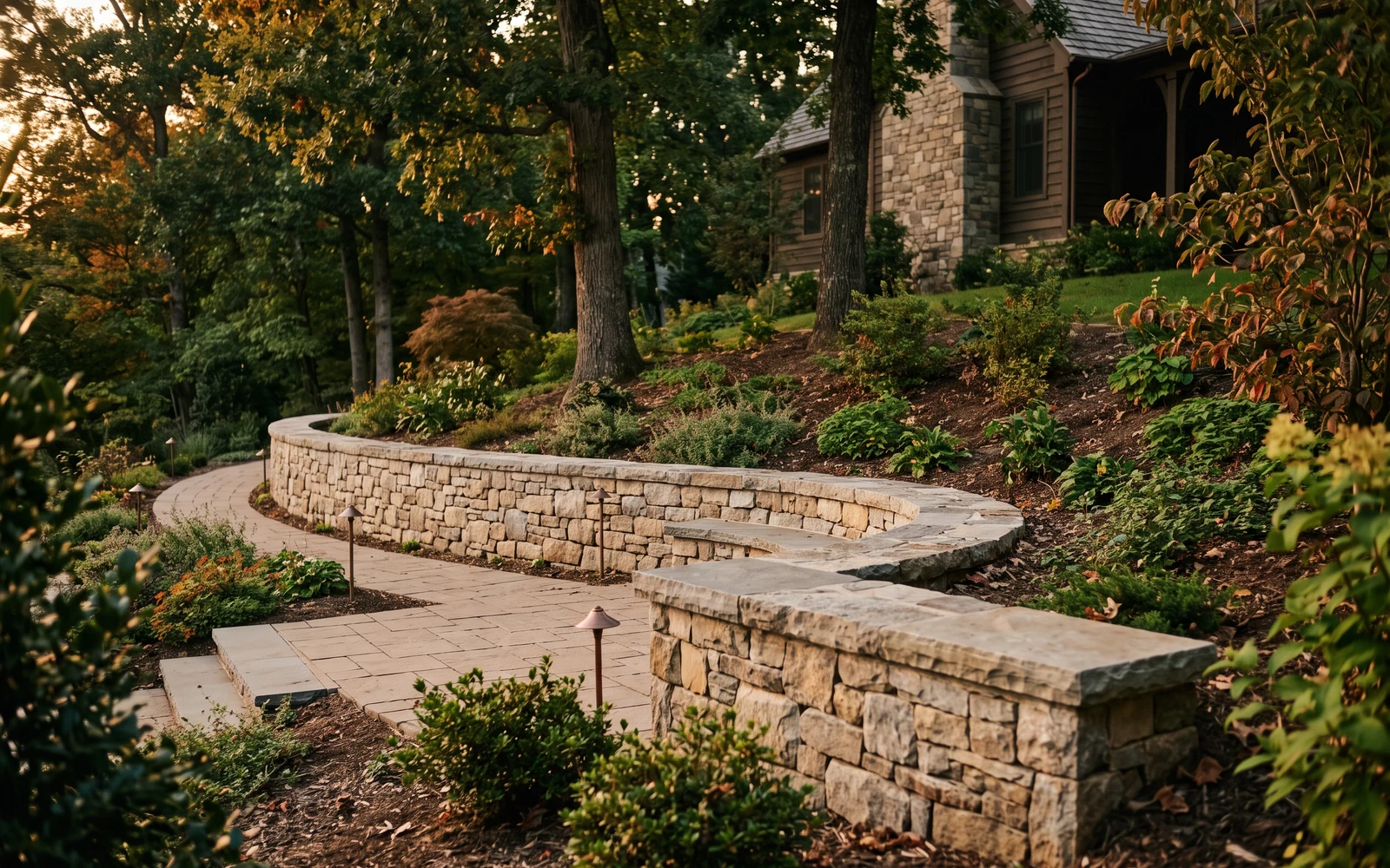 Generated Roanoke hardscape planning concept showing the second project-planning emphasis