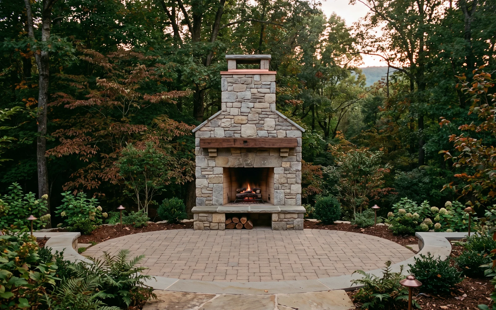 Generated Roanoke hardscape planning concept showing the third project-planning emphasis